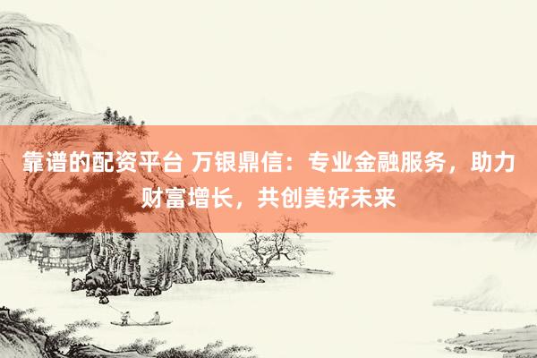 靠谱的配资平台 万银鼎信：专业金融服务，助力财富增长，共创美好未来